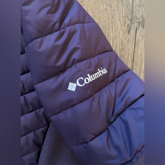 Columbia Womens Oyanta Trail Long Hybrid Jacket Eggplant Purple Size XL - Picture 5 of 8